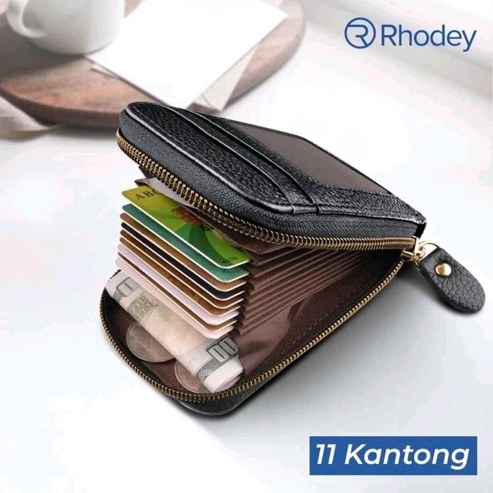 

Organizer Moerah~ Rhodey Dompet Kartu Travel Bahan Kulit PU Multifungsi - HF033