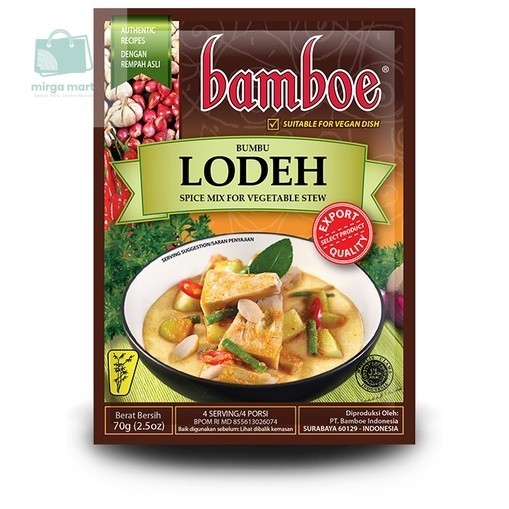 

Bumbu Bamboe Lodeh mirga mart