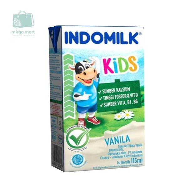 

INDOMILK KIDS VANILA TP 115 ML - SUSU