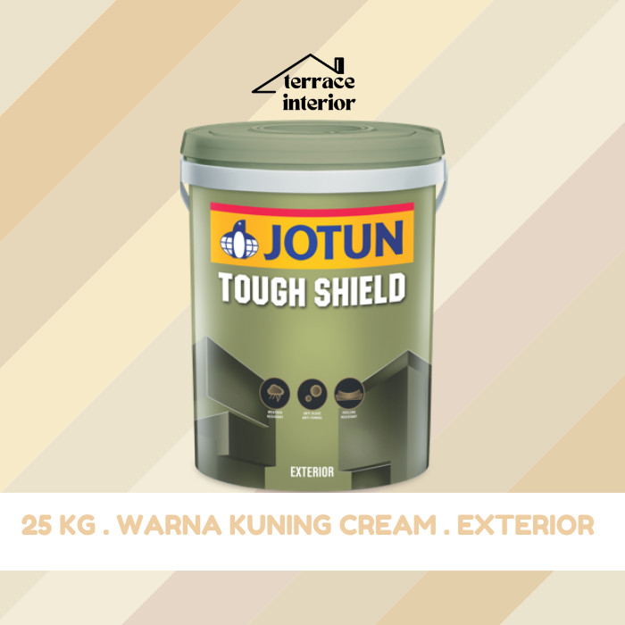 Cat Tembok Tough Shield  Jotun warna Kuning Cream  25 Kg