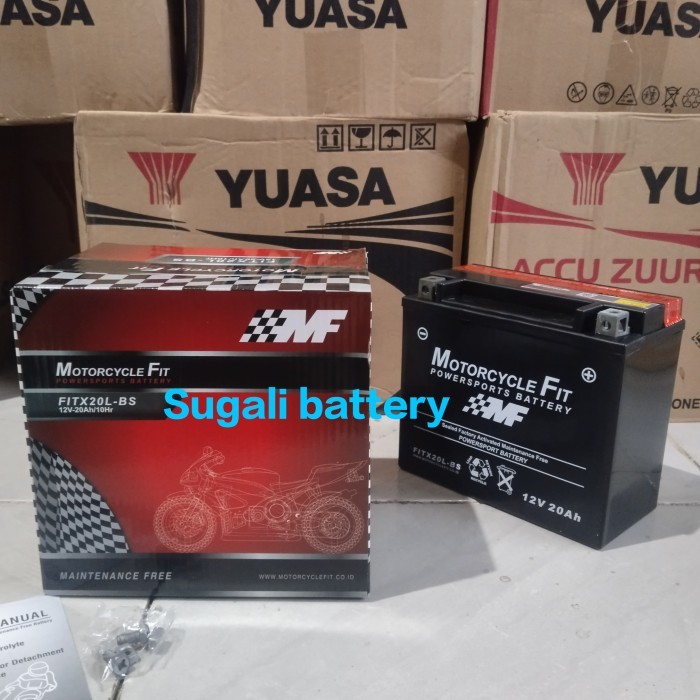 Aki Motor Honda Gold Wing GL 1800 VTX 1800, Stryker YTX20L-BS MF Aki Kering