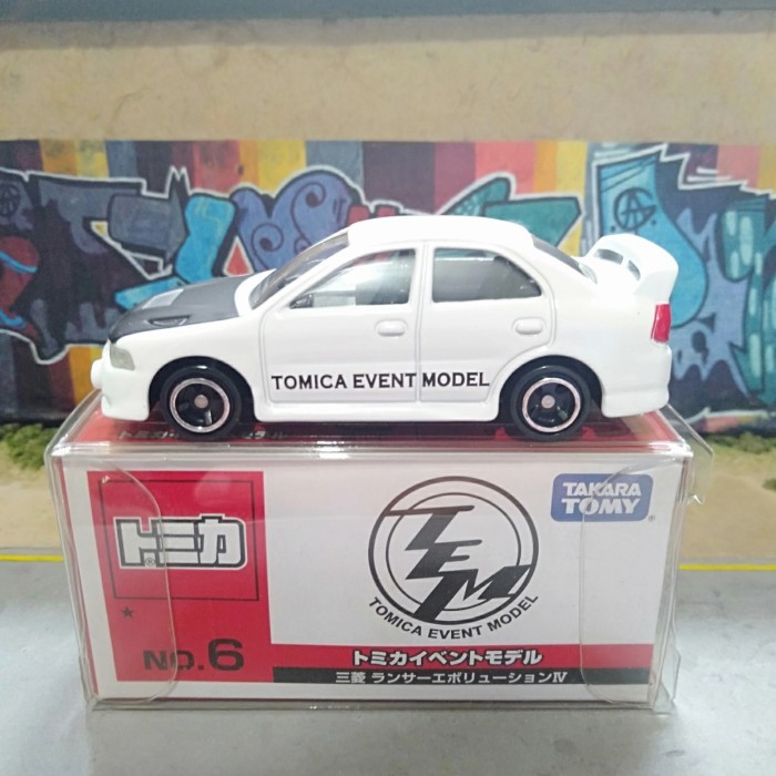 Pee99 Diecast Tomica Event Model Mitsubishi Lancer Evo 4 White Skala 64