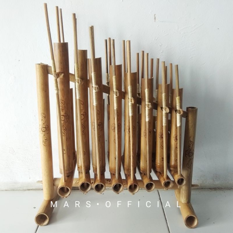 RINBAOW Angklung 1 Oktaf MINI UNTUK Anak TK atau SD