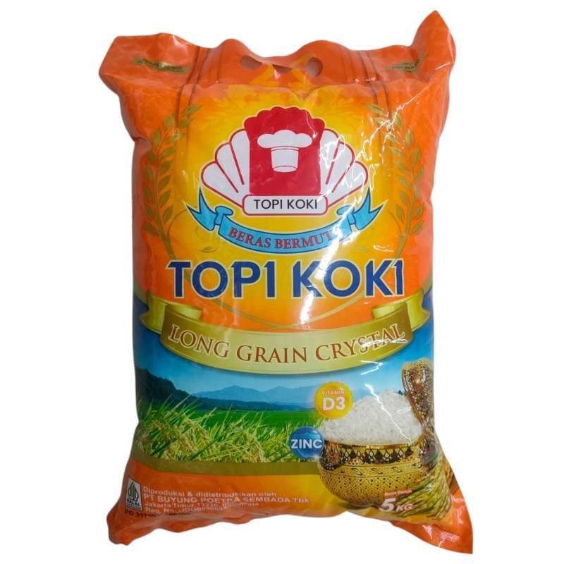 

Topi Koki Beras Long Grain Crystal 5 Kg