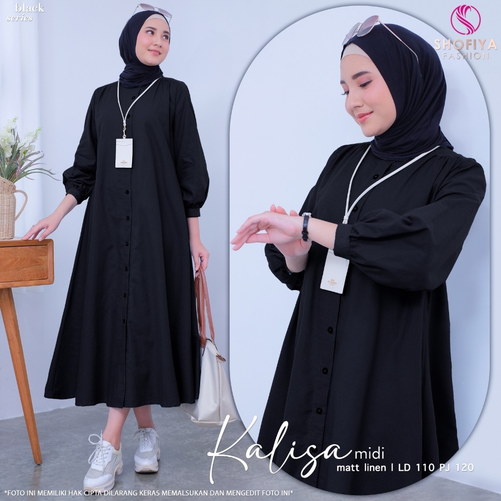 FLASH SALE/ Gamis Polos Wanita Friendly Muslimah Terbaru Jumbo Linen Premium Busui Baju Linen