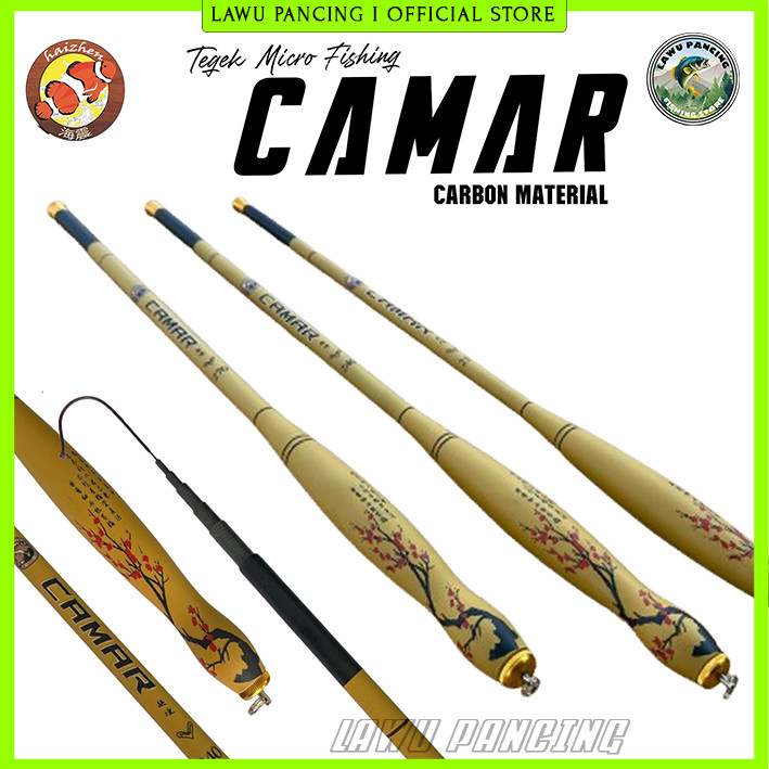Joran Tegek Carbon Haizhen Camar Spek Lentur Ruas Pendek Special Micro Fish Ringan