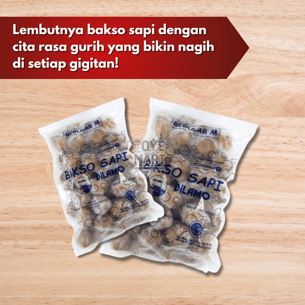 

Dilamo Bakso Sapi Regular-M Isi 50 Pengiriman Cepat