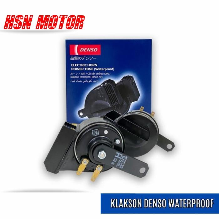 Kelakson Klakson Keong Denso Motor Waterproof Original Suara Mobil - klakson+relay
