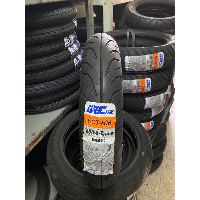 Neww Ban Motor Irc 100/80-14 SCT 006 SCT006 Tubeless Ban Vario 150 Ban Vario 160 Ban PCX 150