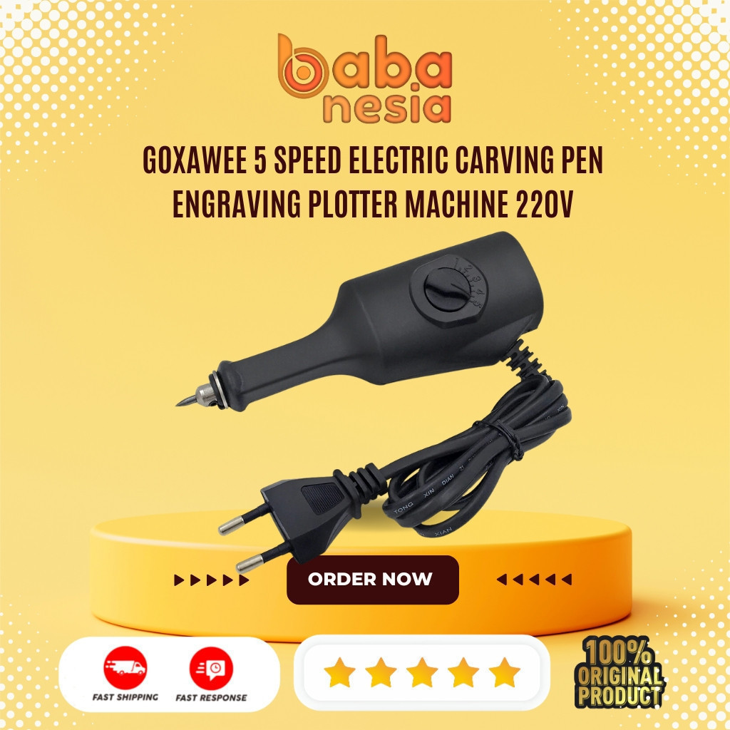 

GOXAWEE 5 Speed Electric Carving Pen Engraving Plotter Machine 220V