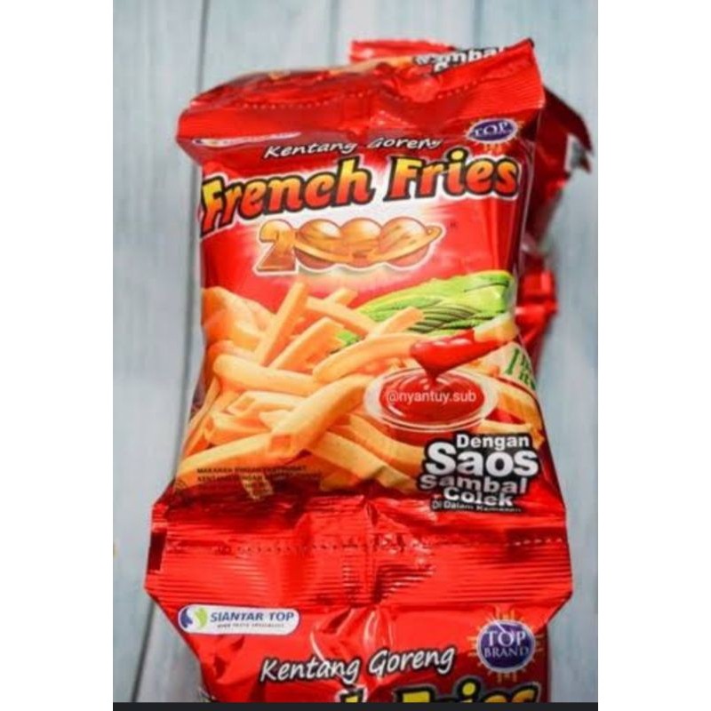 

Ciki Snack French Fries 2000 1Renceng 10Pcs