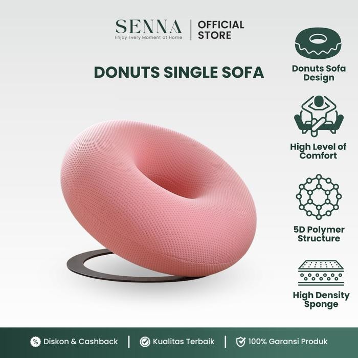 DONUTS Kursi Santai Donat Sofa Malas Minimalis Italia Sofa Bulat Lucu Ruang Tamu