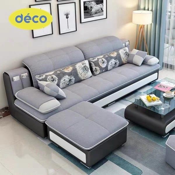 SOFA MEWAH ELEGAN SOFA RUANG TAMU MINIMALIS SOFA BED ORISINIL TERBARU SOFA PUF SOFA L PUF SOFA L SUD