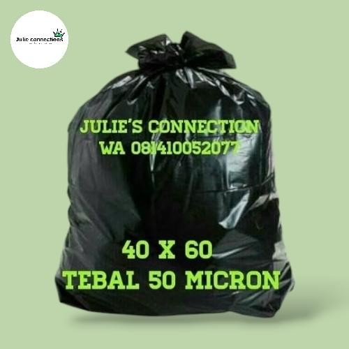 Kantong Plastik Sampah Hitam 40 X 60 Tebal 50 micron