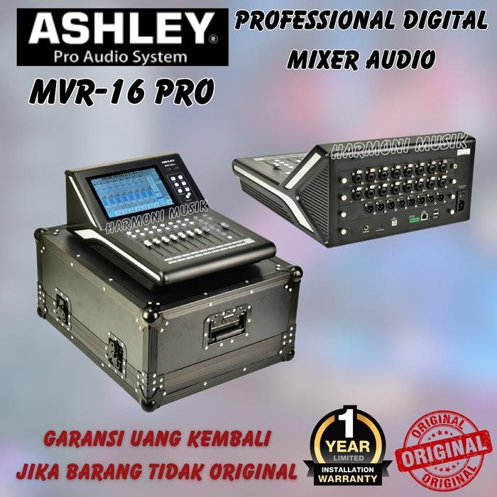 Mixer Digital ASHLEY MVR16PRO / Ashley MVR 16PRO - Digital Audio Mixer - Garansi RESMI 1 TAHUN