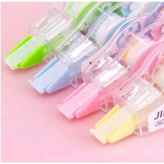 

LPL Correction Tape Karakter 4 In 1 Penghapus Pulpen Roll Isi 4pcs Karakter Lucu Unicorn Penghapus Pena Tip-Ex Kertas Mini 4in1 Tip Ex Set 4 Pcs