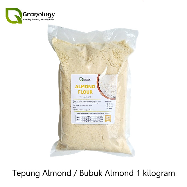 

Almond Flour / Tepung Almond / Almond Bubuk (1 Kilogram) by Granology