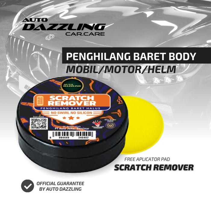 SCRATCH REMOVER PREMIUM PENGHILANG BARET BODY MOTOR MOBIL HELM TERBAIK - SCRATCH REMOVER
