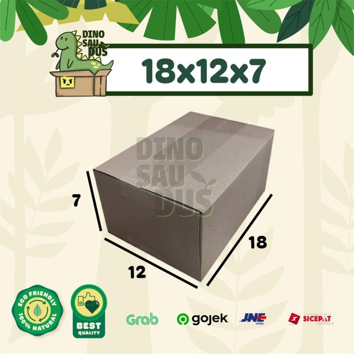 

18x12x7 CM Corrugated Box Packaging KARDUS packing SHEET