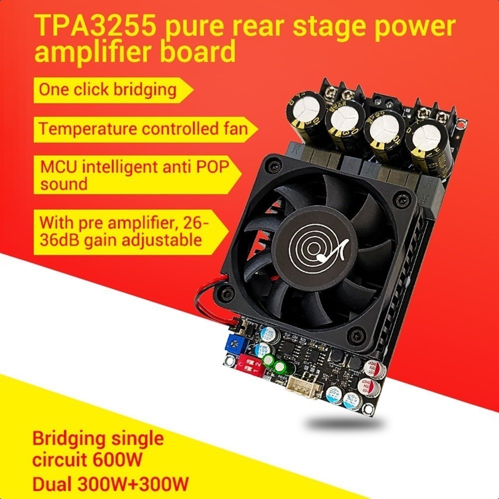 TPA3255 Hifi Subwoofer Amplifier 600W Class D ZK-6001