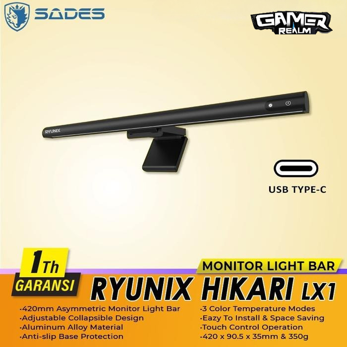 Ryunix Hikari LX1 Monitor Lightbar Lampu Monitor