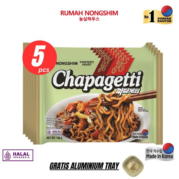 

Nongshim Bundling Chapaghetti 140g 5pcs Made in Korea