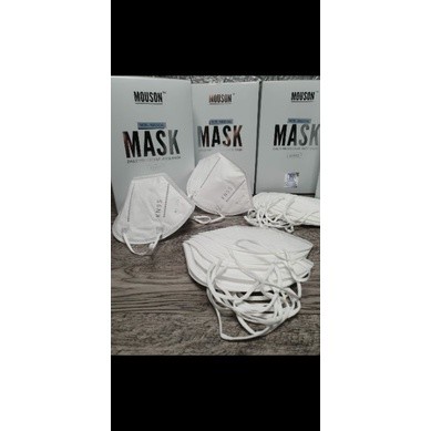 Masker premium KN95 Mouson 1 box 50pcs original emboss 5ply
