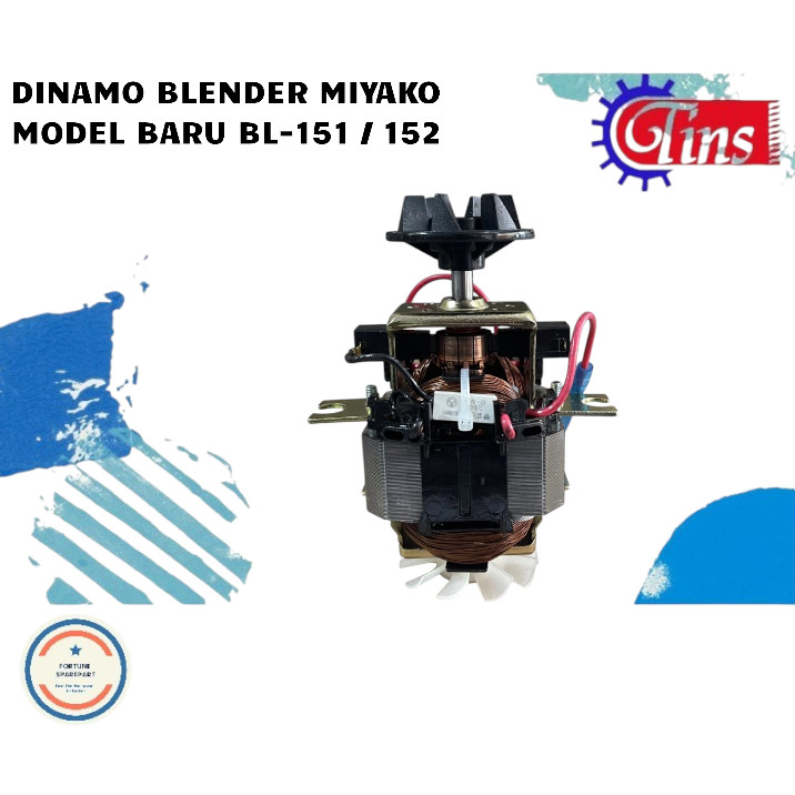DINAMO BLENDER MIYAKO BARU BL 151-152 MOTOR BLENDER MIYAKO MODEL BARU FREE CONNECTOR