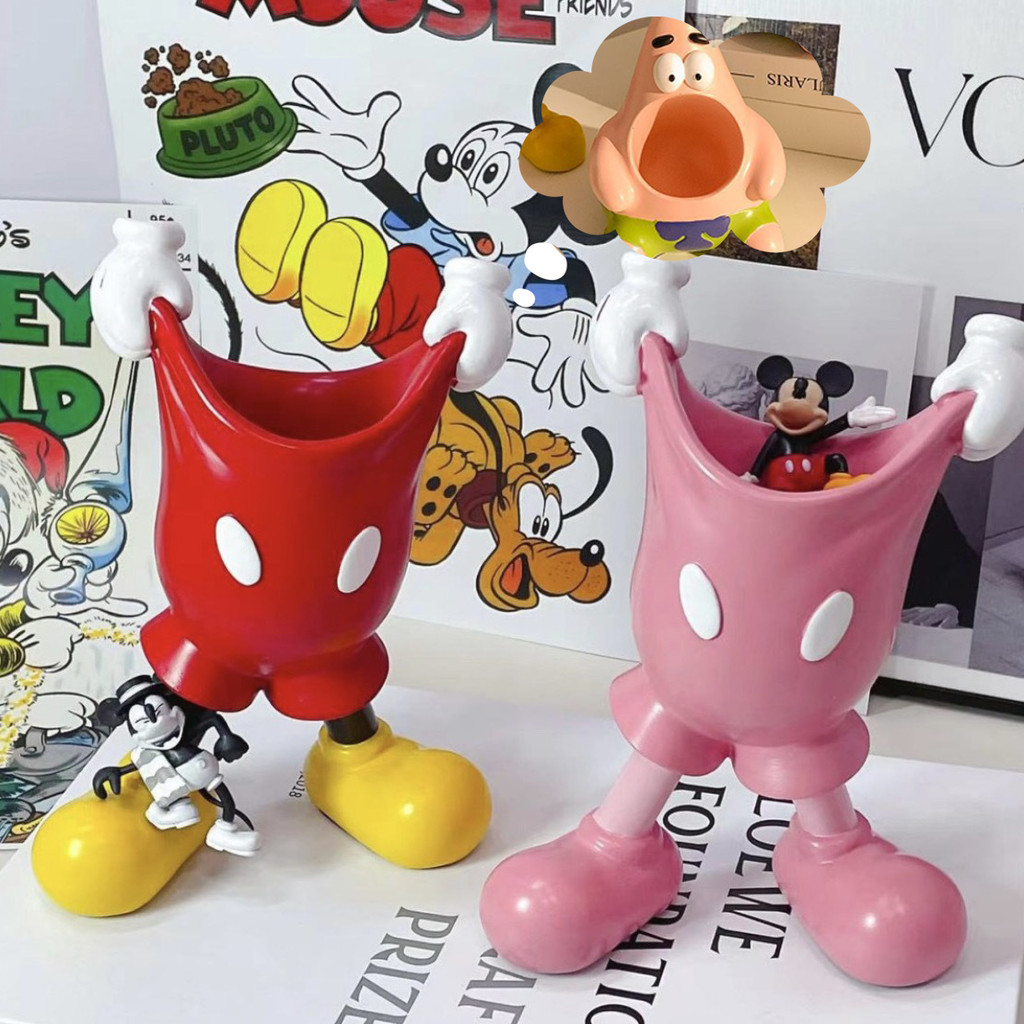 Wadah Pulpen Mickey Lucu Plastik Serbaguna Tempat Pensil Meja /Pensil Meja Pen Holder /Mickey Lucu P