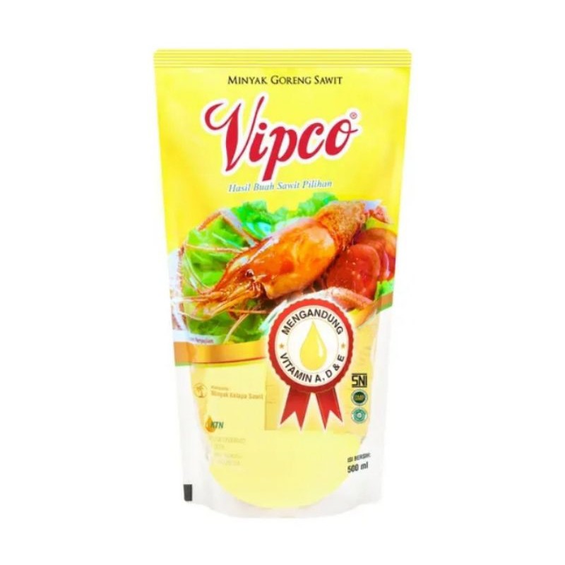 

Vipco Minyak Goreng Kelapa Sawit Halal 500ml