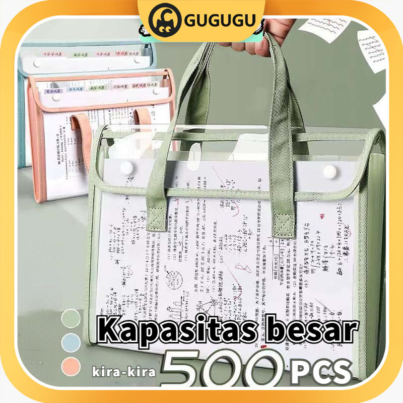 

Transparan File Folder Document Bag Tas Dokumen File A4 Ukuran Folio Tas Berkas Dokumen Map Folder Bag 13 Sekat