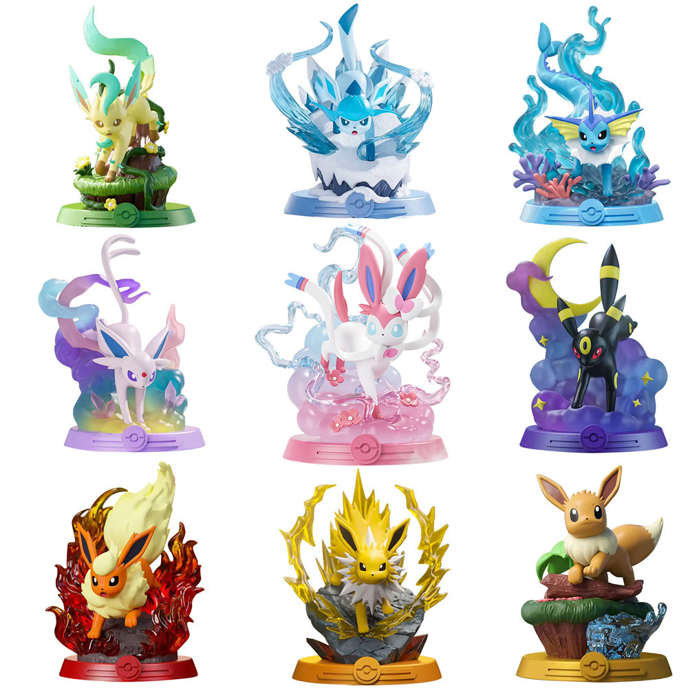 Funism 9 Style Pokemon Eeveelution Espeon Sylveon Glaceon Leafeon Vaporeon Umbreon Flareon Pokémon M