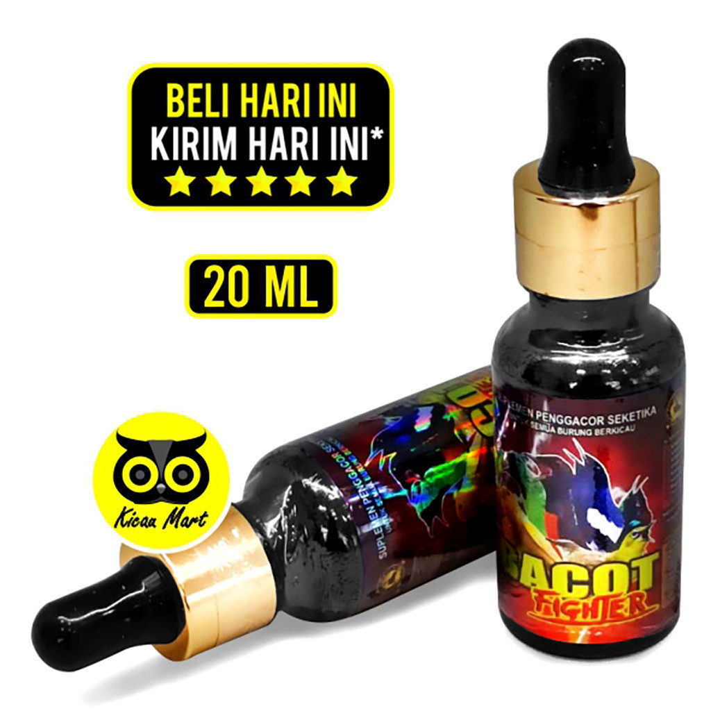KICAU MART Obat Gacor Burung Lomba Kicau Bacot Fighter Vitamin Penggacor Burung Murai Lovebird Kacer