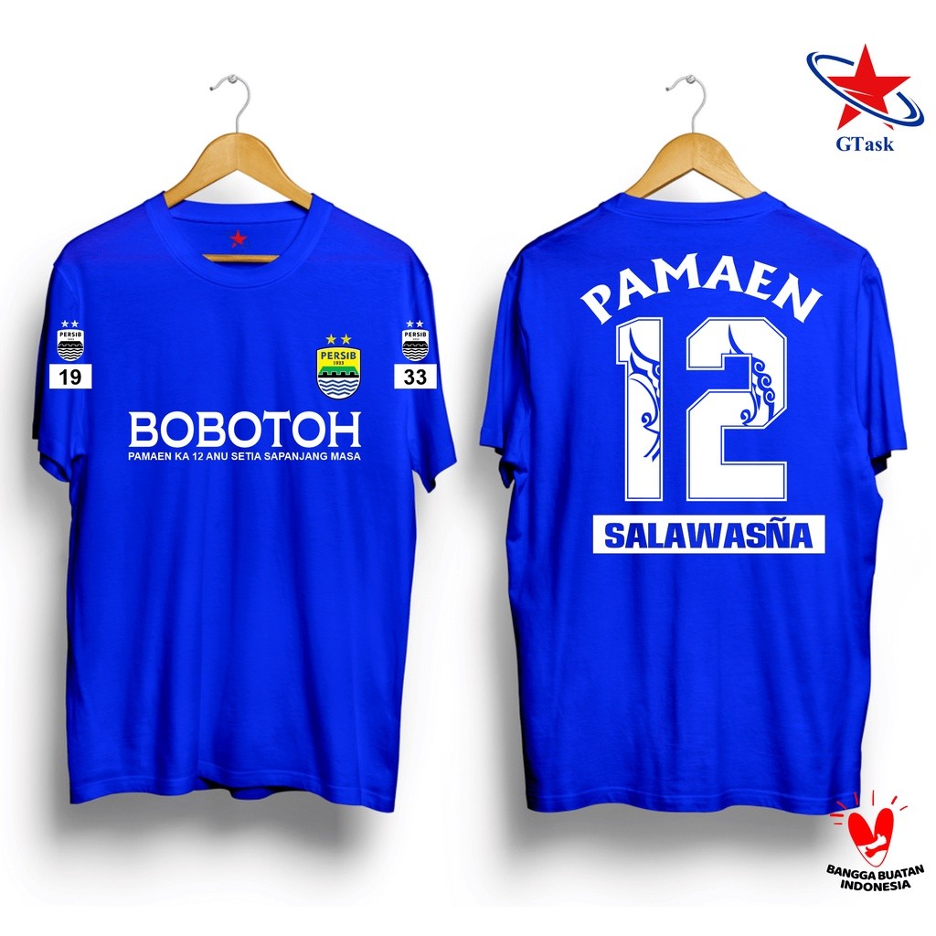 Kaos Distro Persib Bandung Keren / Baju Bobotoh Persib Keren