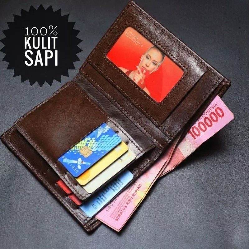 DOMPET KULIT PRIA/WANITA MODEL TERBARU KULIT ASLI