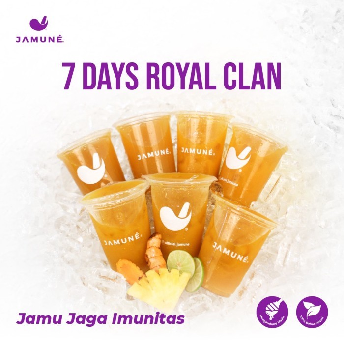 

Paket Jamu 7 Hari Jamu Kuat Penambah Imun Royal Clan by Jamune copy