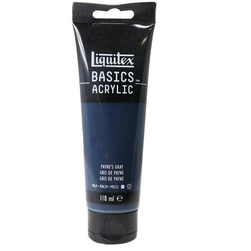 

Gramedia Surabaya - CAT AKRILIK / ACRYLIC LIQUITEX BASIC 118ML 8870067LQ PAYNE'S GRAY