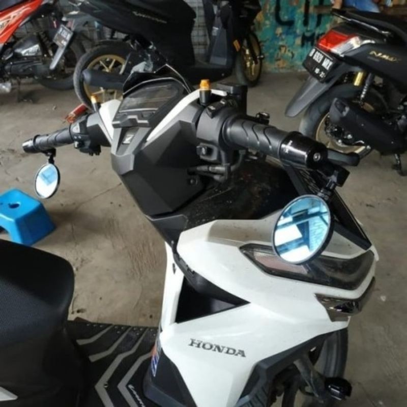 Spion Jalu Bulat Cembung Universal / Spion Bar end / Spion Jalu Bar End / spion jalu vario 150 / spi