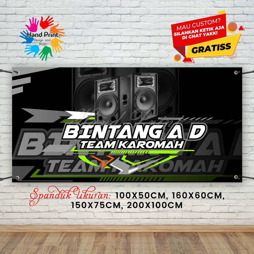Cetak Spanduk Banner Organ Tunggal Sound System MMT Spanduk Custom 200x100