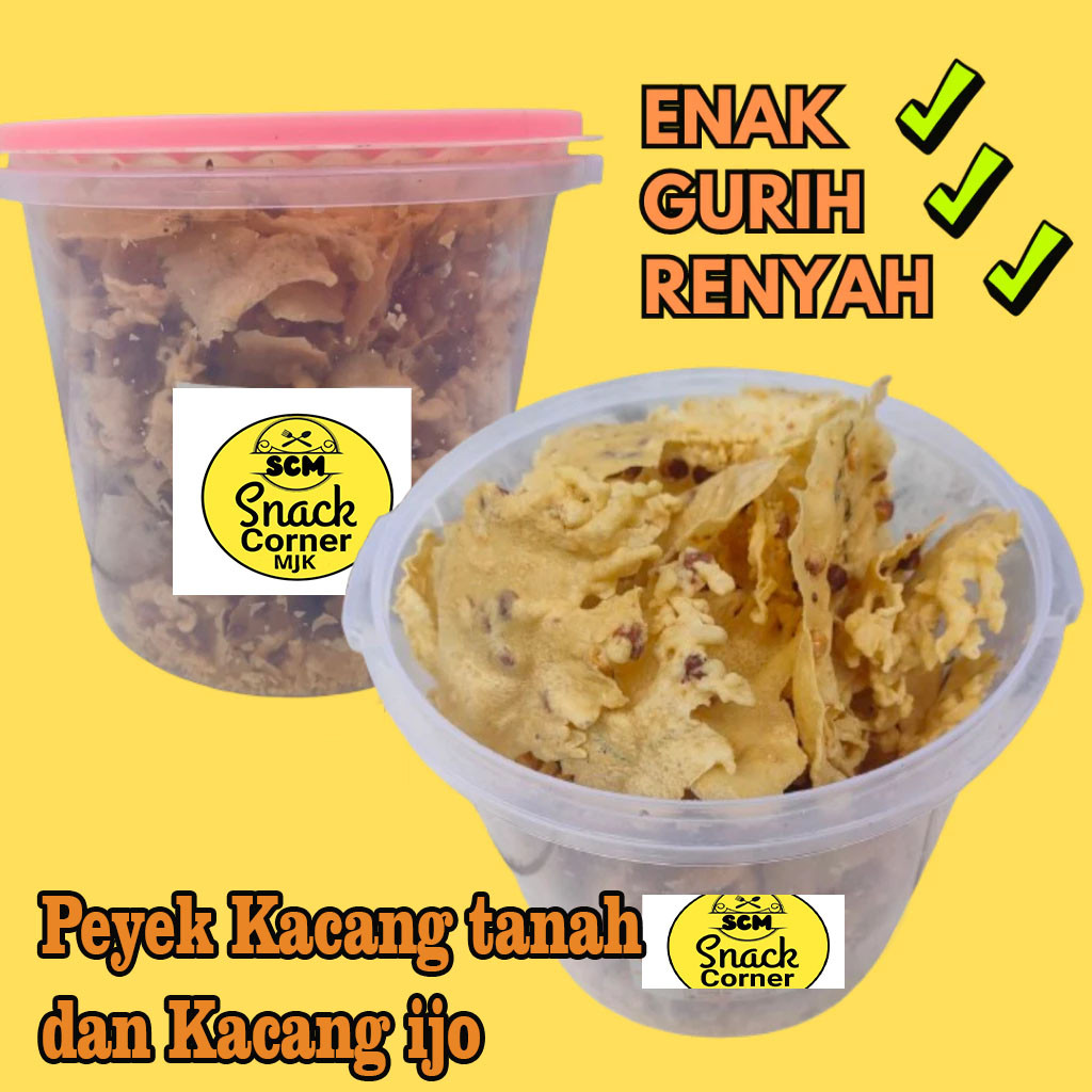 

PEYEK KACANG TANAH / KACANG IJO REBON TOPLES 5 LITER Homemade rempeyek paling kriuk