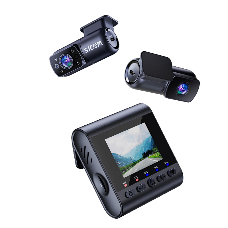 SJCAM M60 Dash Camera 4K Ultra Clear Night Shooting Front and Rear 360 Degree Panoramic Shooting for Car Motorcycle DVR Moto Camera 5G WiFi GPS D