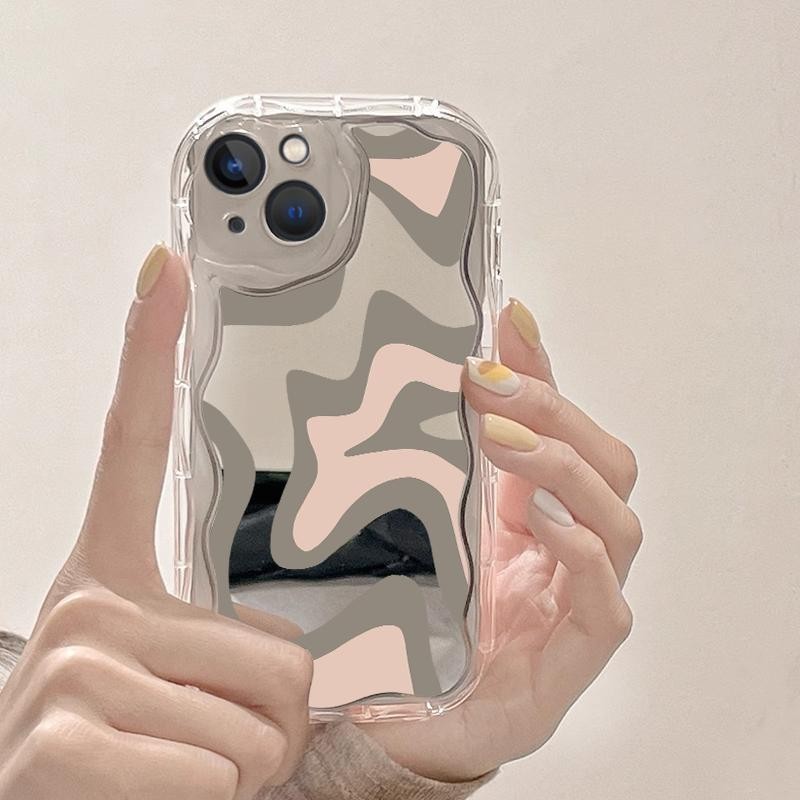 Softcase Untuk OPPO A31 2020 A2x A32 A3s A33 2020 Lembut Silikon Full Cover Simple Streaks Soft Case