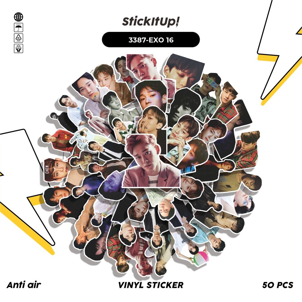 

COD✨ 50 Pcs Stiker CHEN SERIES 01 Lucu Anti Air Untuk Dekorasi Notebook Sepeda Skateboard Handphone DIY