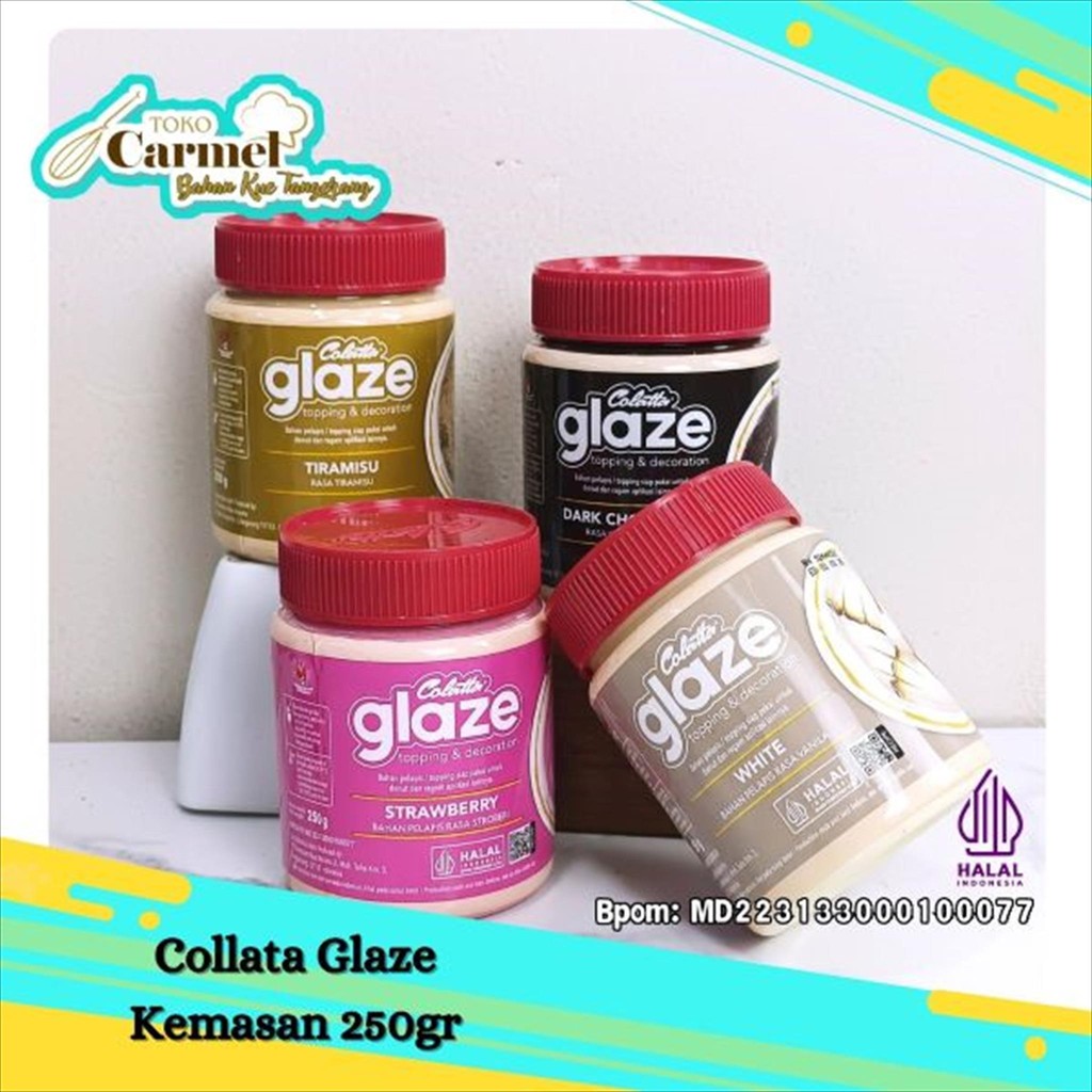 

Colatta Glaze 250gr - Selai Topping Donat Coklat Tiramisu Strawberi