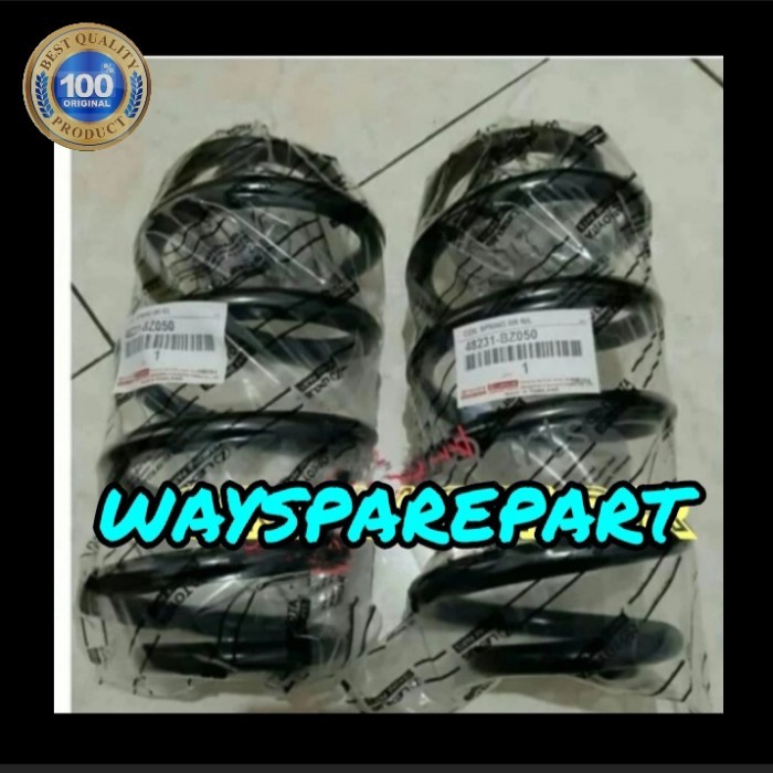 coil spring perkeong per keong Toyota Avanza Xenia belakang original asli tahun 2004 2005 2006 2007 