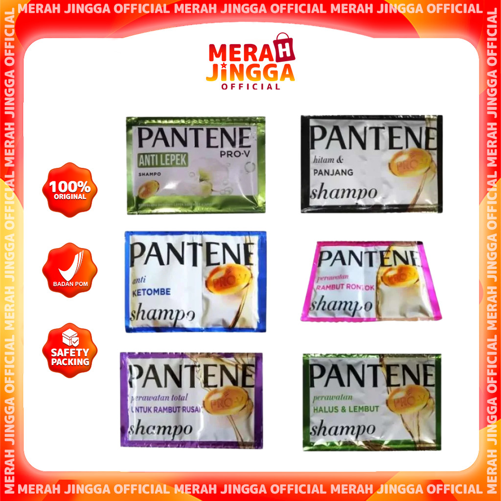 PANTENE Shampoo 10ml RENTENG - Perawatan Rambut | Merah Jingga Official