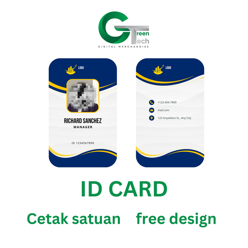 

CETAK ID CARD / KARTU VISITOR / MEMBER CARD / KARTU PEGAWAI / KARTU PELAJAR BAHAN PVC TEBAL 0,9 mm