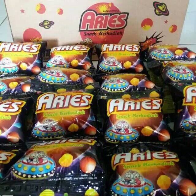 

Chiki /SNACK ARIES BERHADIAH UANG TUNAI 1 DUS