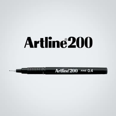 

Pulpen Artline EK-200 Writing Pen - Hitam