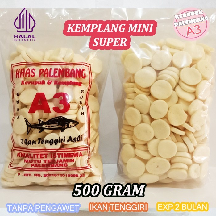 

KEMPLANG IKAN TENGGIRI SUPER MINI KERUPUK MINI SUPER SNACK KOIN KECIL